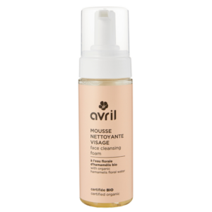 mousse nettoyante visage Bio Avril