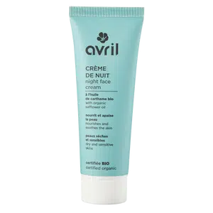 Crème de nuit peaux sensibles BIO Avril